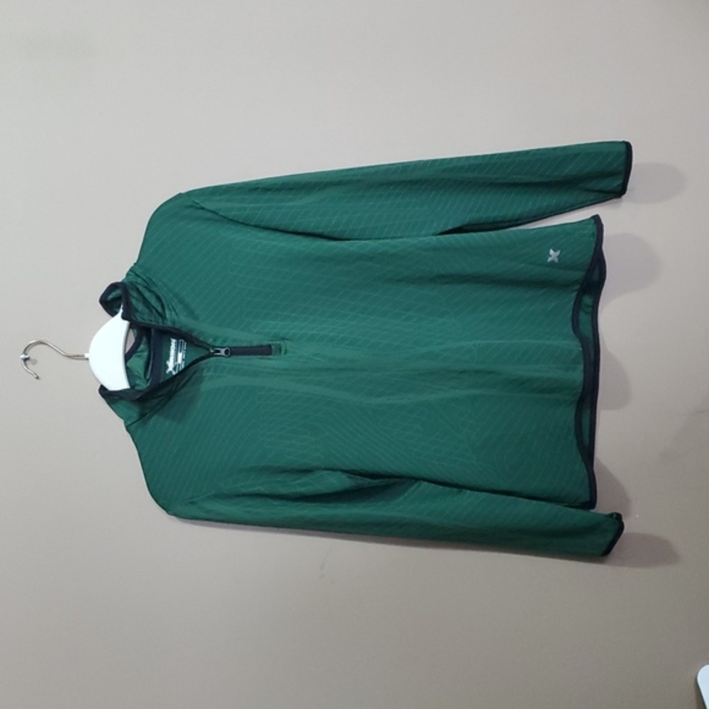 Xersion Green Quarter Zip Pullover Size Medium